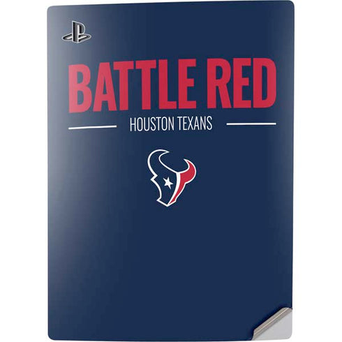 NFL Houston Texans Team Motto PS5 Digital Edition Console Skin