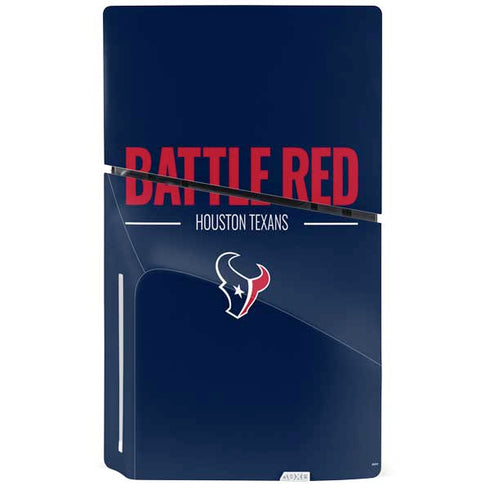 NFL Houston Texans Team Motto PS5 Slim Disk Bundle Skin