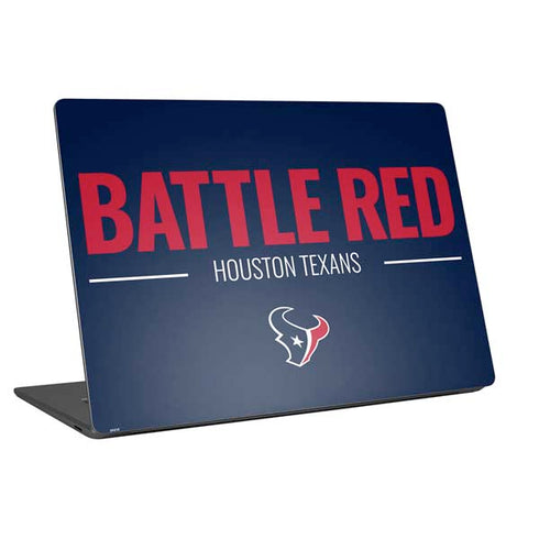 NFL Houston Texans Team Motto Universal Laptop 13in (10.6 x 7.6in) Skin