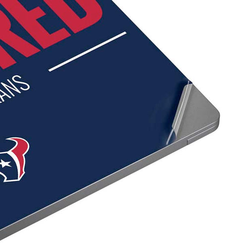 NFL Houston Texans Team Motto Universal Laptop 14in (11.4 x 8.2in) Skin