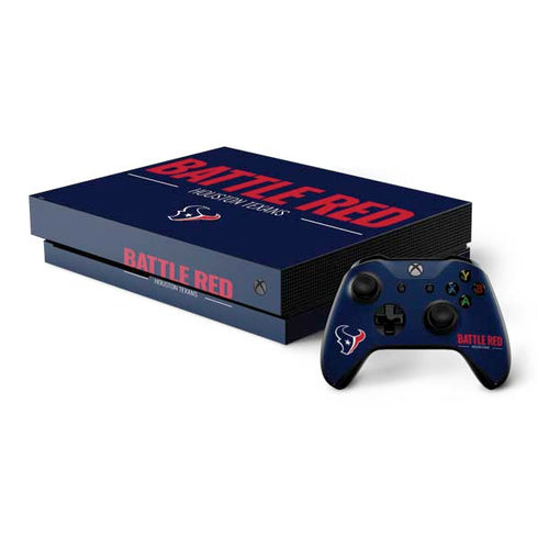 NFL Houston Texans Team Motto Xbox One X Bundle Skin