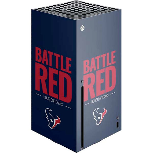 NFL Houston Texans Team Motto Xbox Series X Console Skin