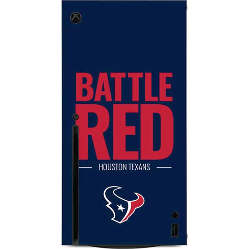 NFL Houston Texans Team Motto Xbox Series X Console Skin