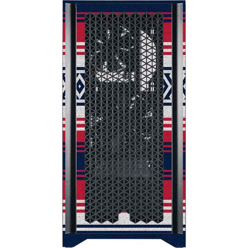 NFL Houston Texans Trailblazer Corsair 4000D Tempered Glass Mid-Tower ATX Case Skin