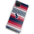 NFL Houston Texans Trailblazer Galaxy A12 Clear Case
