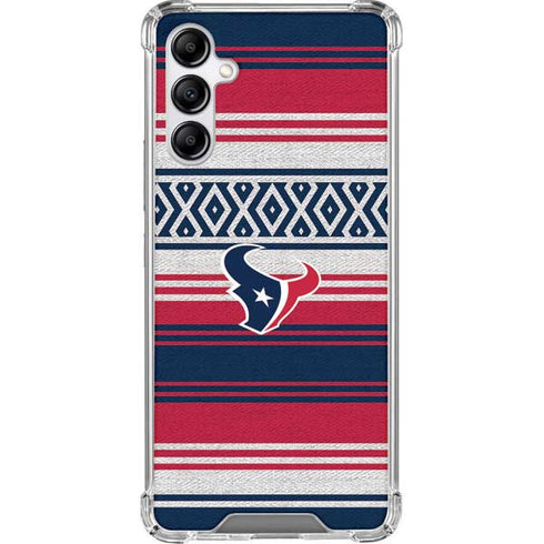 NFL Houston Texans Trailblazer Galaxy A14 5G Clear Case
