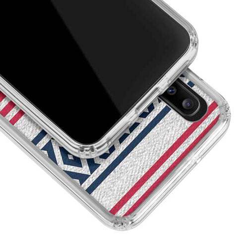 NFL Houston Texans Trailblazer Galaxy A20 Clear Case