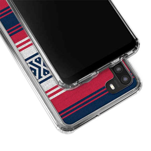 NFL Houston Texans Trailblazer Galaxy A21 Clear Case