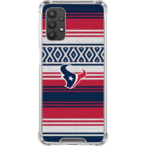 NFL Houston Texans Trailblazer Galaxy A32 5G Clear Case