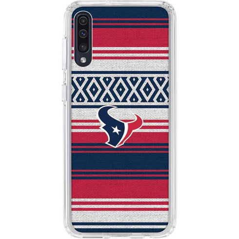 NFL Houston Texans Trailblazer Galaxy A50 Clear Case