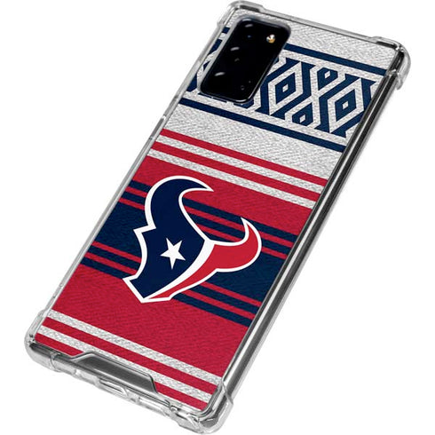 NFL Houston Texans Trailblazer Galaxy Note20 5G Clear Case