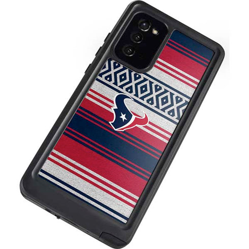 NFL Houston Texans Trailblazer Galaxy Note20 5G Waterproof Case