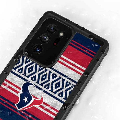 NFL Houston Texans Trailblazer Galaxy Note20 Ultra 5G Waterproof Case