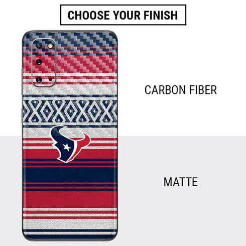NFL Houston Texans Trailblazer Galaxy S20 Skin