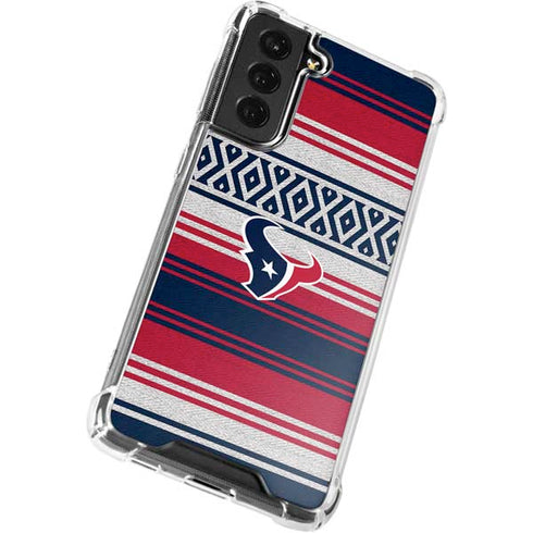 NFL Houston Texans Trailblazer Galaxy S21 FE Clear Case