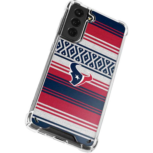 NFL Houston Texans Trailblazer Galaxy S21 Plus 5G Clear Case