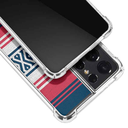 NFL Houston Texans Trailblazer Galaxy S21 Ultra 5G Clear Case