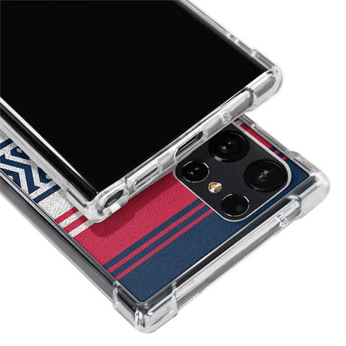 NFL Houston Texans Trailblazer Galaxy S22 Ultra Clear Case
