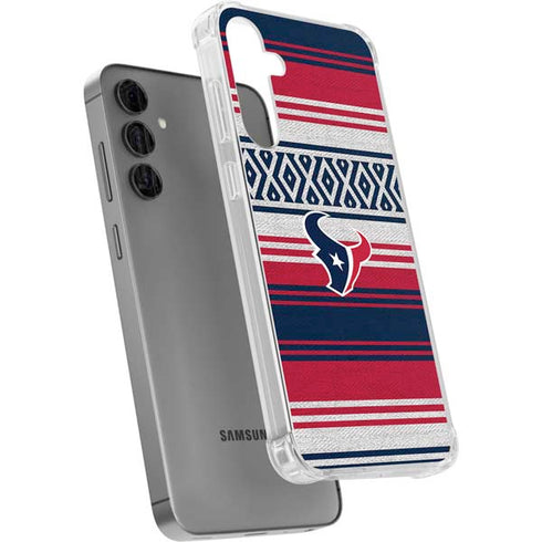 NFL Houston Texans Trailblazer Galaxy S24 Plus Clear Case