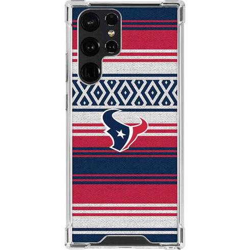 NFL Houston Texans Trailblazer Galaxy S24 Ultra Clear Case