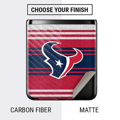 NFL Houston Texans Trailblazer Galaxy Z Flip Skin
