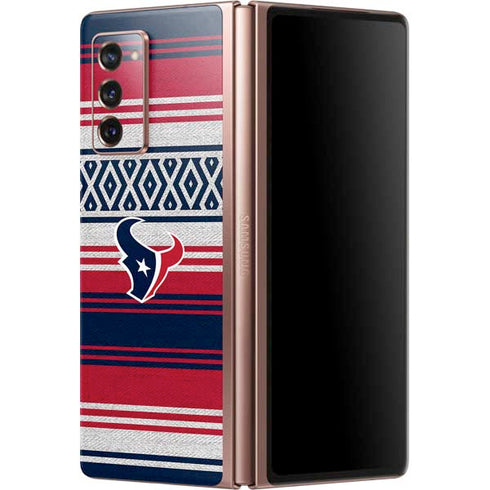 NFL Houston Texans Trailblazer Galaxy Z Fold2 5G Skin