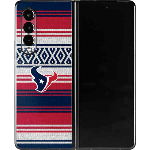 NFL Houston Texans Trailblazer Galaxy Z Fold3 5G Skin
