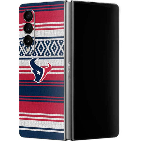 NFL Houston Texans Trailblazer Galaxy Z Fold4 5G Skin
