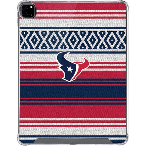 NFL Houston Texans Trailblazer iPad Pro 12.9in (2020) Clear Case