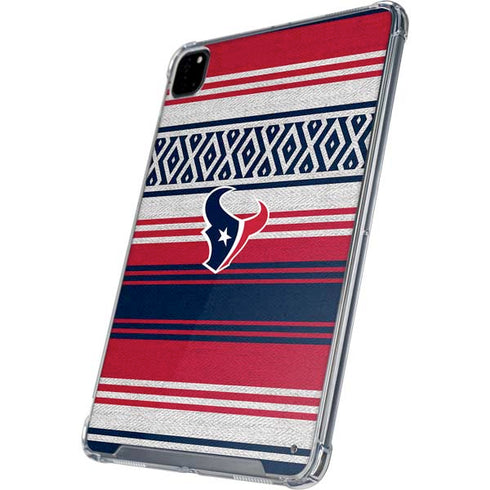 NFL Houston Texans Trailblazer iPad Pro 12.9in (2020) Clear Case