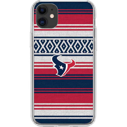 NFL Houston Texans Trailblazer iPhone 11 Clear Case