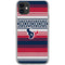 NFL Houston Texans Trailblazer iPhone 11 Clear Case