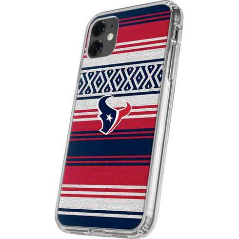 NFL Houston Texans Trailblazer iPhone 11 Clear Case