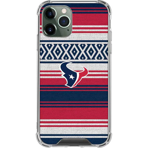 NFL Houston Texans Trailblazer iPhone 12 Pro Clear Case