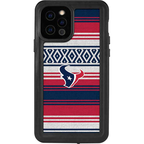 NFL Houston Texans Trailblazer iPhone 12 Pro Waterproof Case