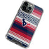 NFL Houston Texans Trailblazer iPhone 13 Pro Clear Case