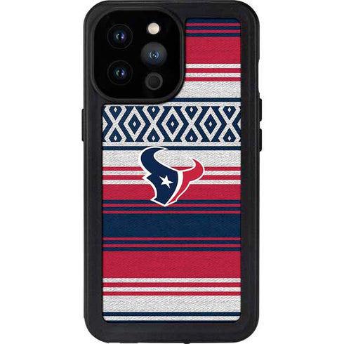 NFL Houston Texans Trailblazer iPhone 14 Pro Max Waterproof Case