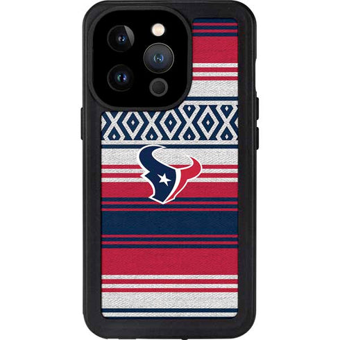 NFL Houston Texans Trailblazer iPhone 14 Pro Waterproof Case