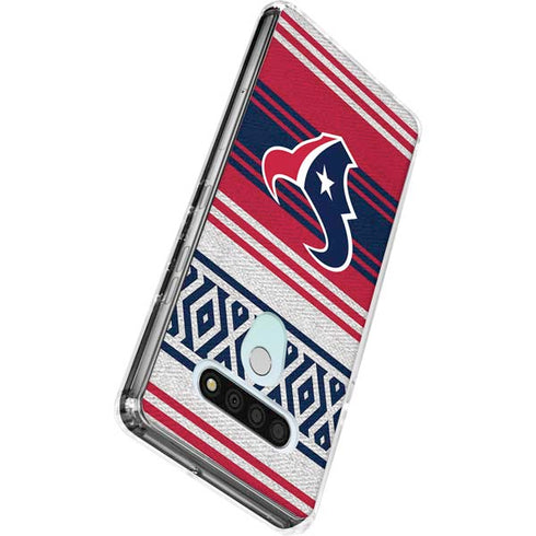 NFL Houston Texans Trailblazer LG Stylo 6 Clear Case