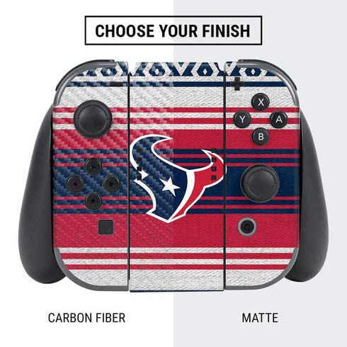 NFL Houston Texans Trailblazer Nintendo Switch Bundle Skin