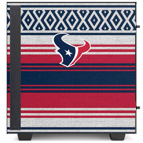 NFL Houston Texans Trailblazer NZXT H510 Compact ATX Mid-Tower Case Skin