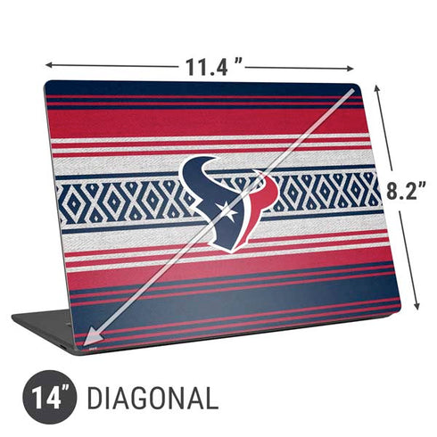 NFL Houston Texans Trailblazer Universal Laptop 14in (11.4 x 8.2in) Skin