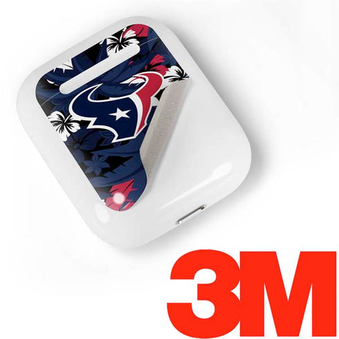 NFL Houston Texans Tropical Print Apple AirPods Skin