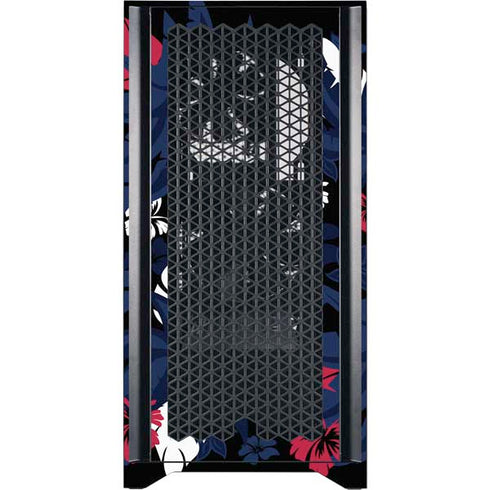 NFL Houston Texans Tropical Print Corsair 4000D Tempered Glass Mid-Tower ATX Case Skin