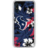 NFL Houston Texans Tropical Print Galaxy A10e Clear Case