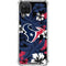 NFL Houston Texans Tropical Print Galaxy A12 Clear Case