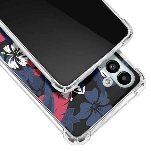 NFL Houston Texans Tropical Print Galaxy A13 5G Clear Case