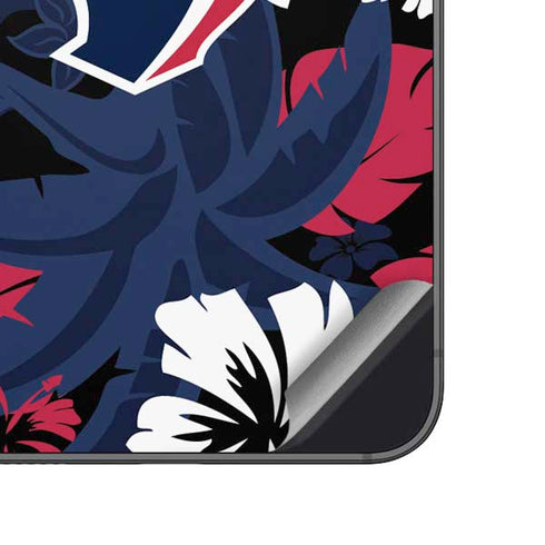 NFL Houston Texans Tropical Print Galaxy A14 5G Skin