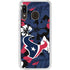 NFL Houston Texans Tropical Print Galaxy A20 Clear Case