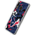 NFL Houston Texans Tropical Print Galaxy A20 Clear Case